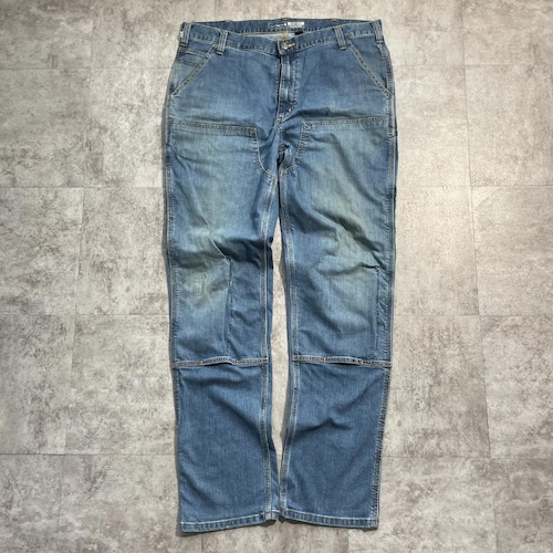 20s メキシコ製 デニム ダブルニー Carhartt 38×36
