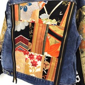 着物デニムジャケットSLEEVE KIMONO DENIM JACKET sleevekimonojk05