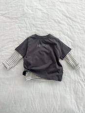 【取寄/韓国直送】minirobe 26/AT アーバンロゴハーフTシャツ|秋服|韓国子供服