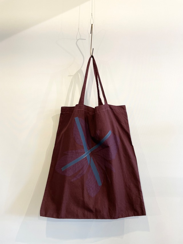 pre-fix anonymity novelty tote bag - dark berry object dyed