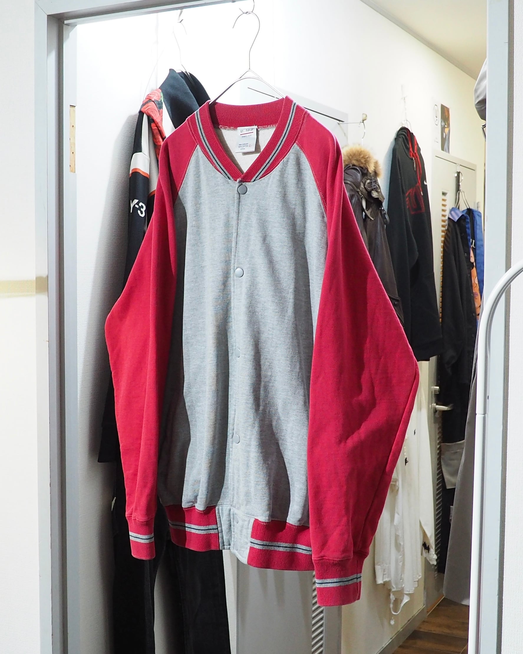 1990s Two-Tone Color switching vintage Raglan Sweat Jacket