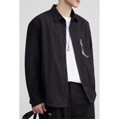 パッチポケット 長袖ボタンダウンシャツ af0352