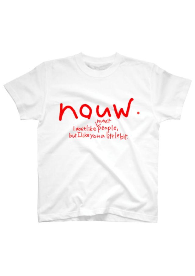 nouw. tシャツ nouw. original design