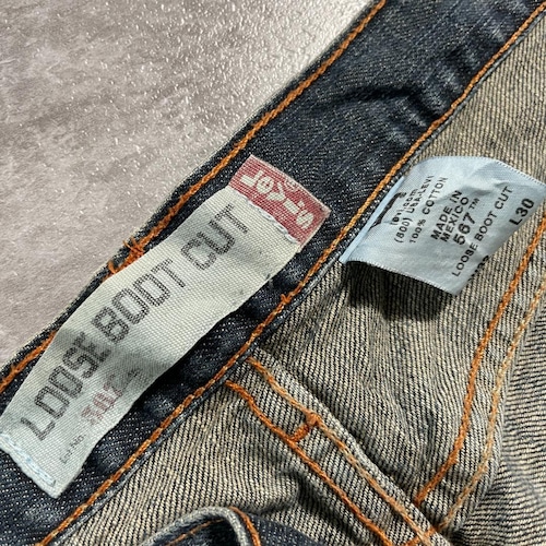 【W32 L30】 メキシコ製 usa levi's リーバイス 567 詳細写真8