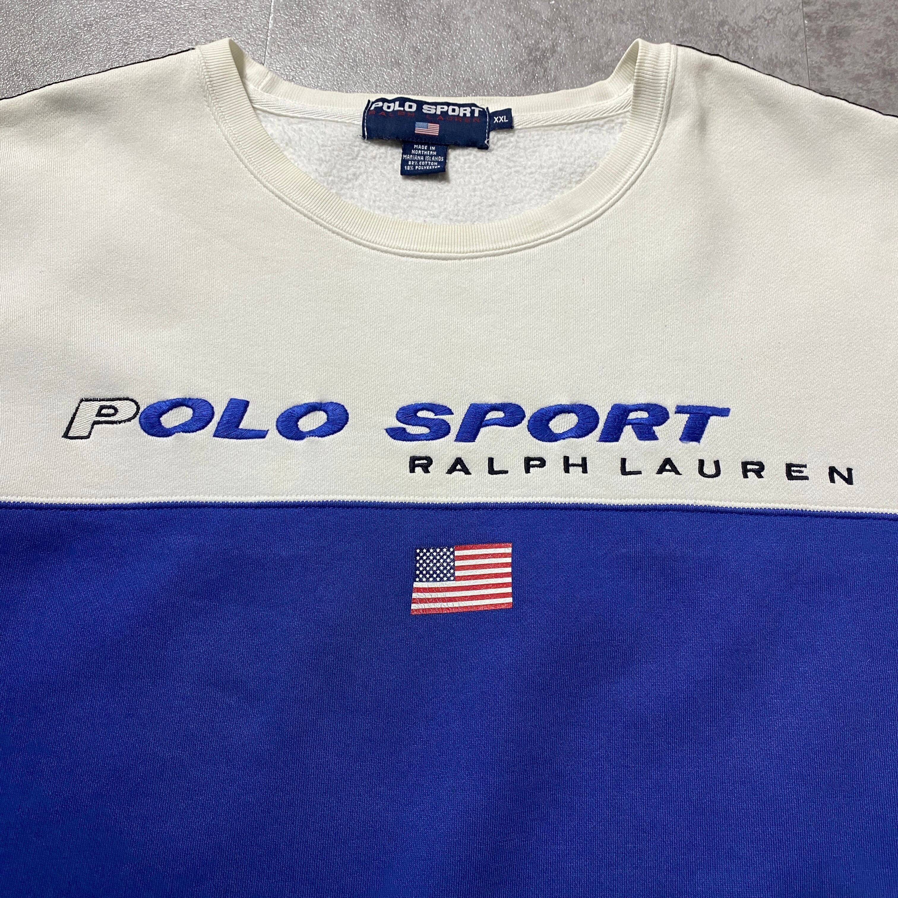 90's Ralph Lauren Polo Sport ラルフローレン ポロスポーツ 刺繍ロゴ