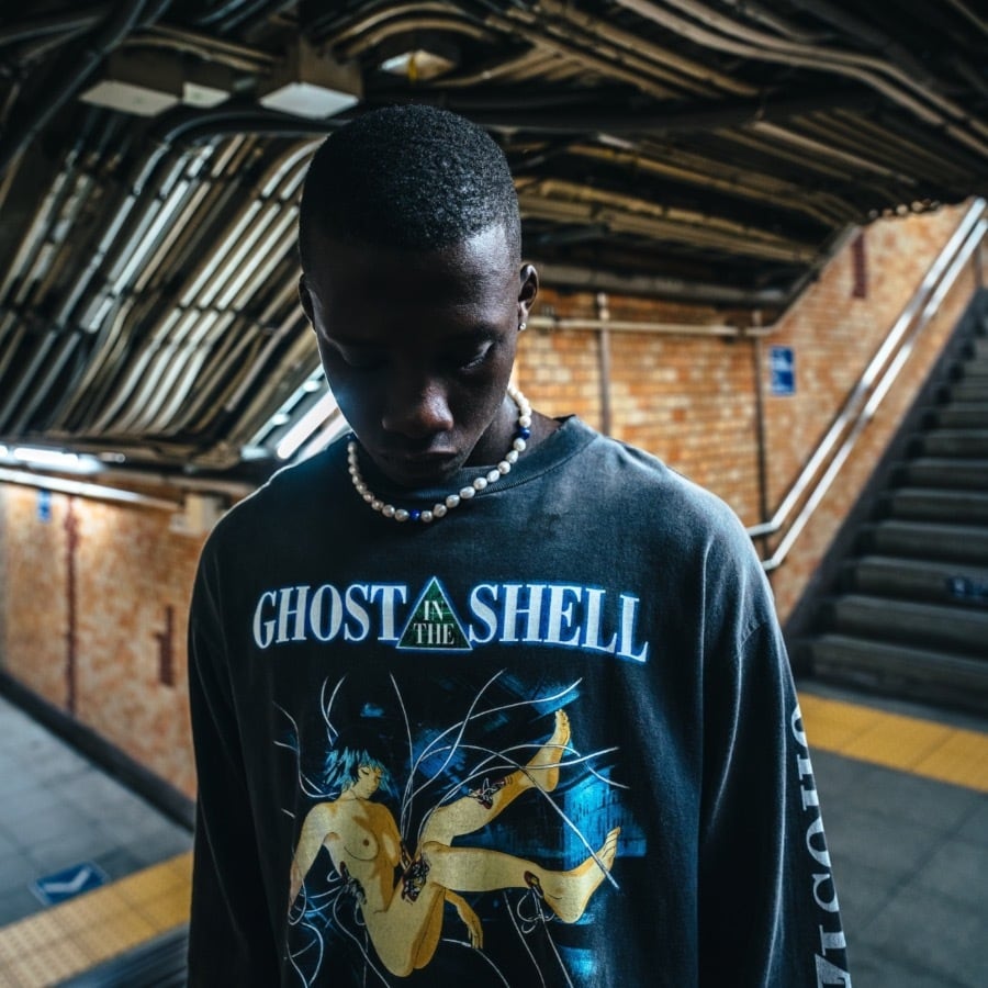 SAINT MICHAEL】SM-YS1-0000-C34/GS_LS TEE/ILYA GITS/BLAC | AYIN SAINT MICHAEL】SM-YS1-0000-C34/GS_LS TEE/ILYA GITS/BLAC | AYIN