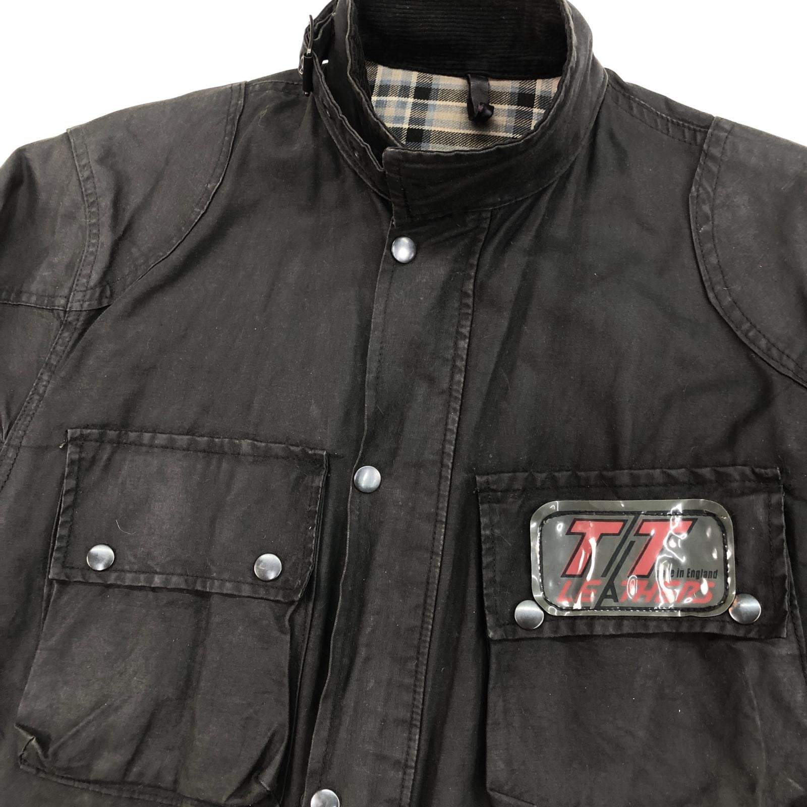 TT LEATHERS 80- 90年代 ENGLAND製 英国製 イングランド製 ワックス