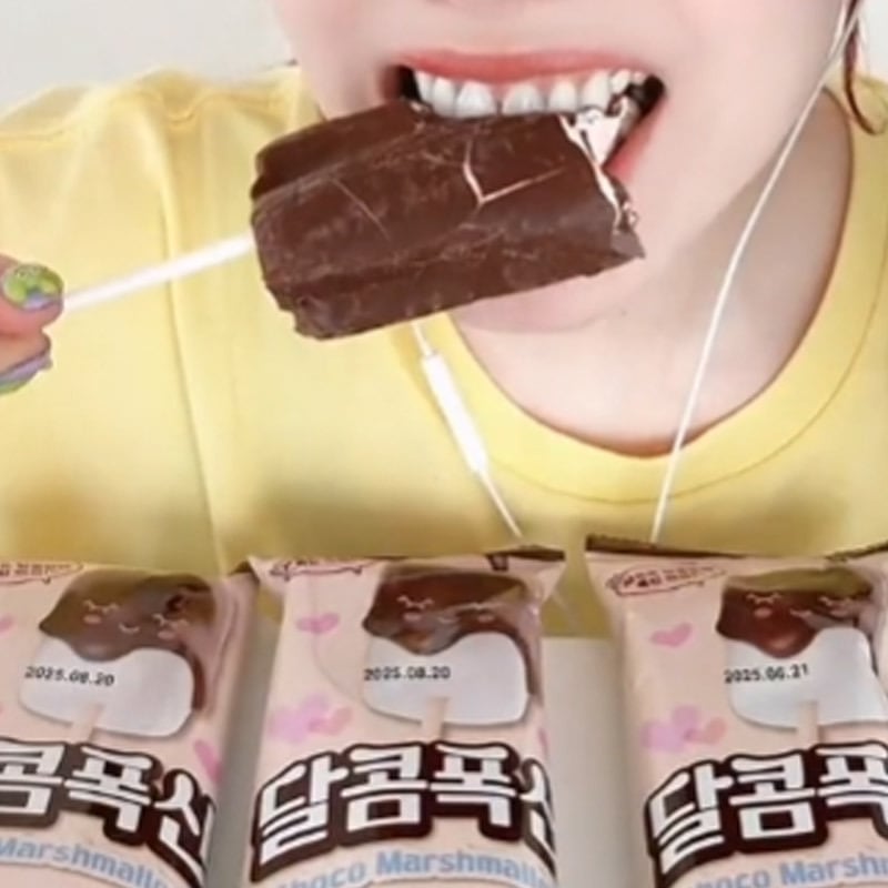 即出荷！ TikTokで爆発的ヒット☆ ビッグチョコマシュマロ棒 1本