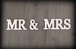 ウッドサイン ”Mr. & Mrs.”