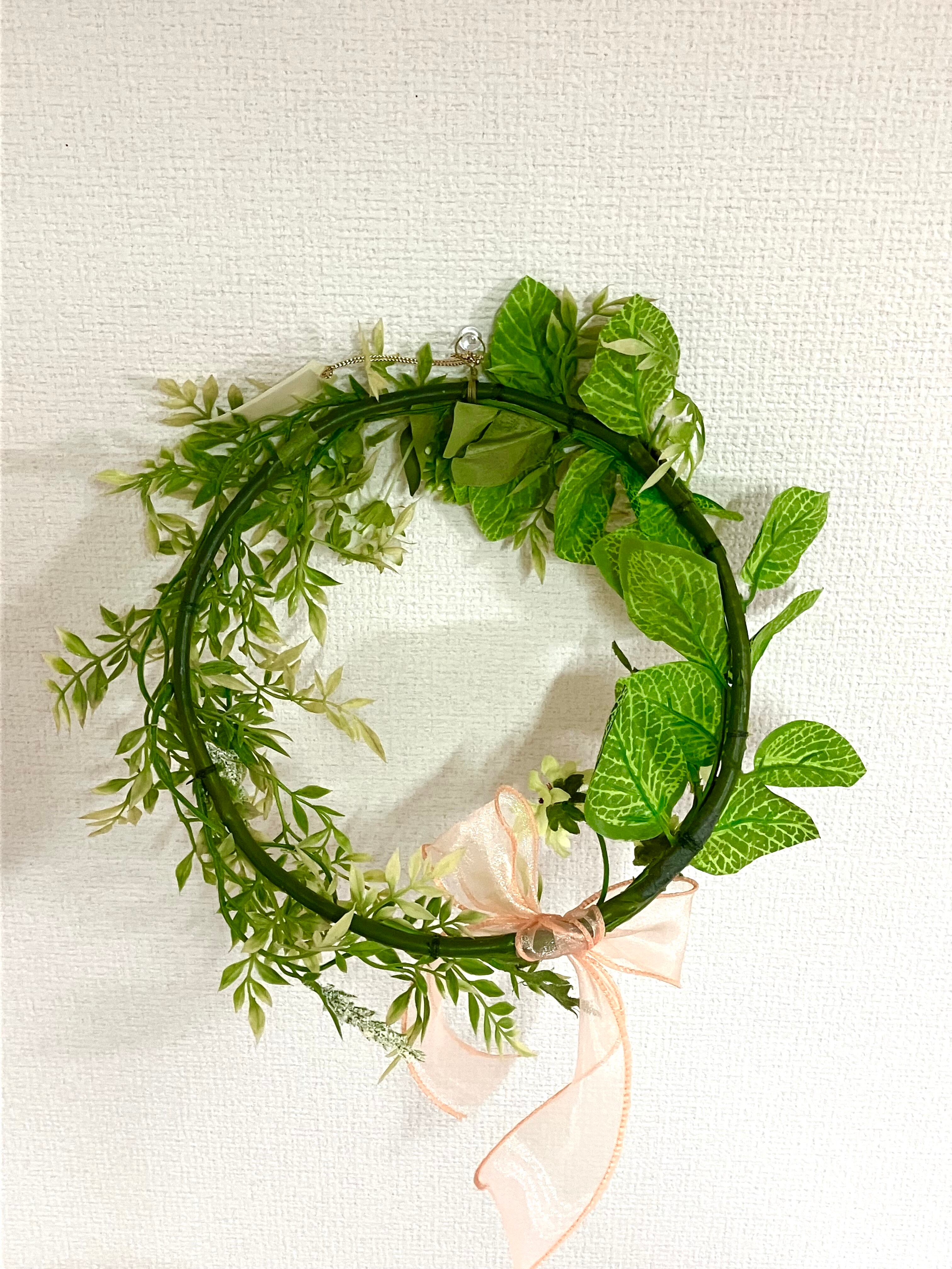グリーンマーガレットリース | スタジオ彩花 Saika