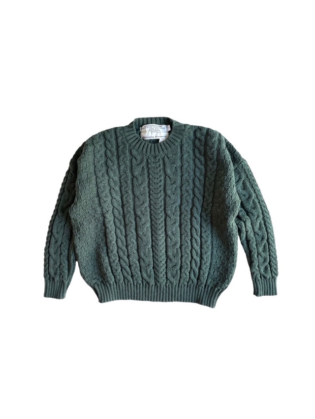 Oldderby Knitwear(アランニットクルーネックプルオーバー)