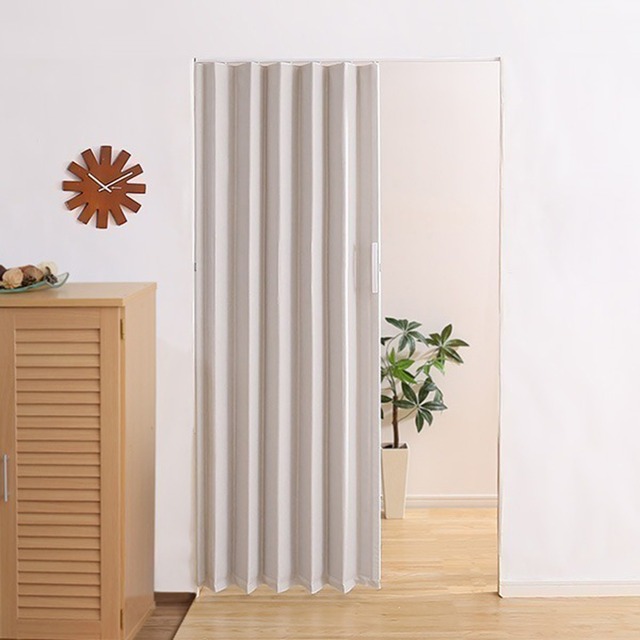 木目調アコーディオンドア 100幅 間切り 目隠し