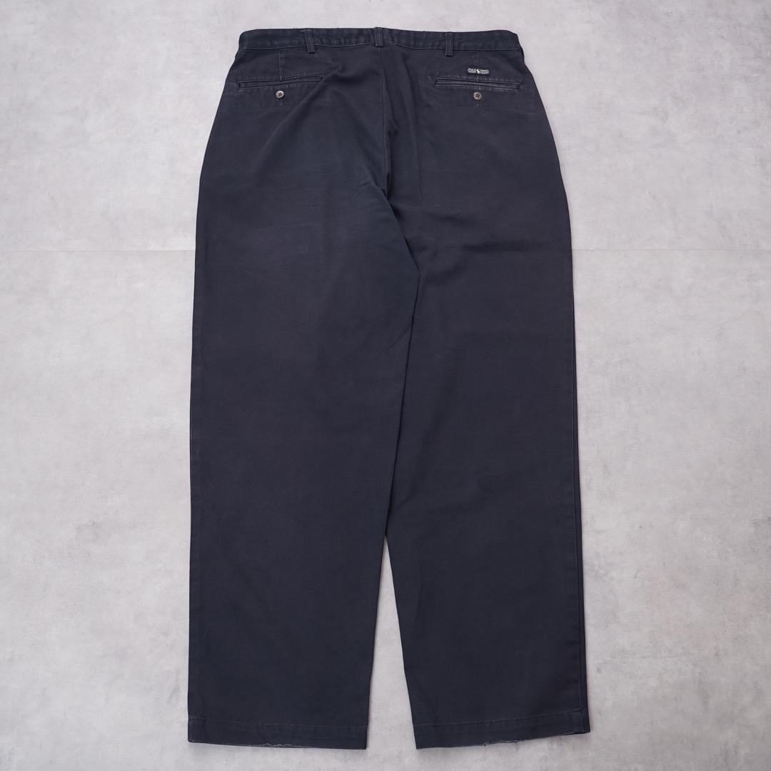 90spolobyRalphLaurenラルフローレンアンドリューポロチノW36 ポロ ラルフローレン W36 ポロチノ 90s アンドリュー 紺 14889
