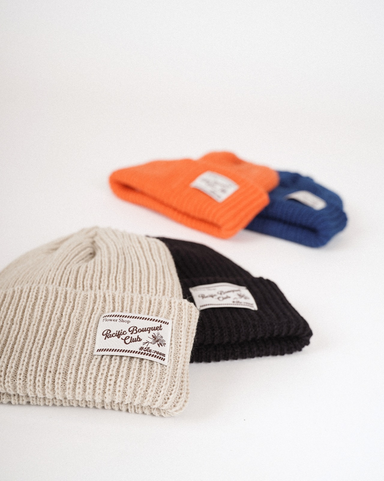 【#Re:room】BOUQUET CLUB COLOR KNIT CAP［REH166］