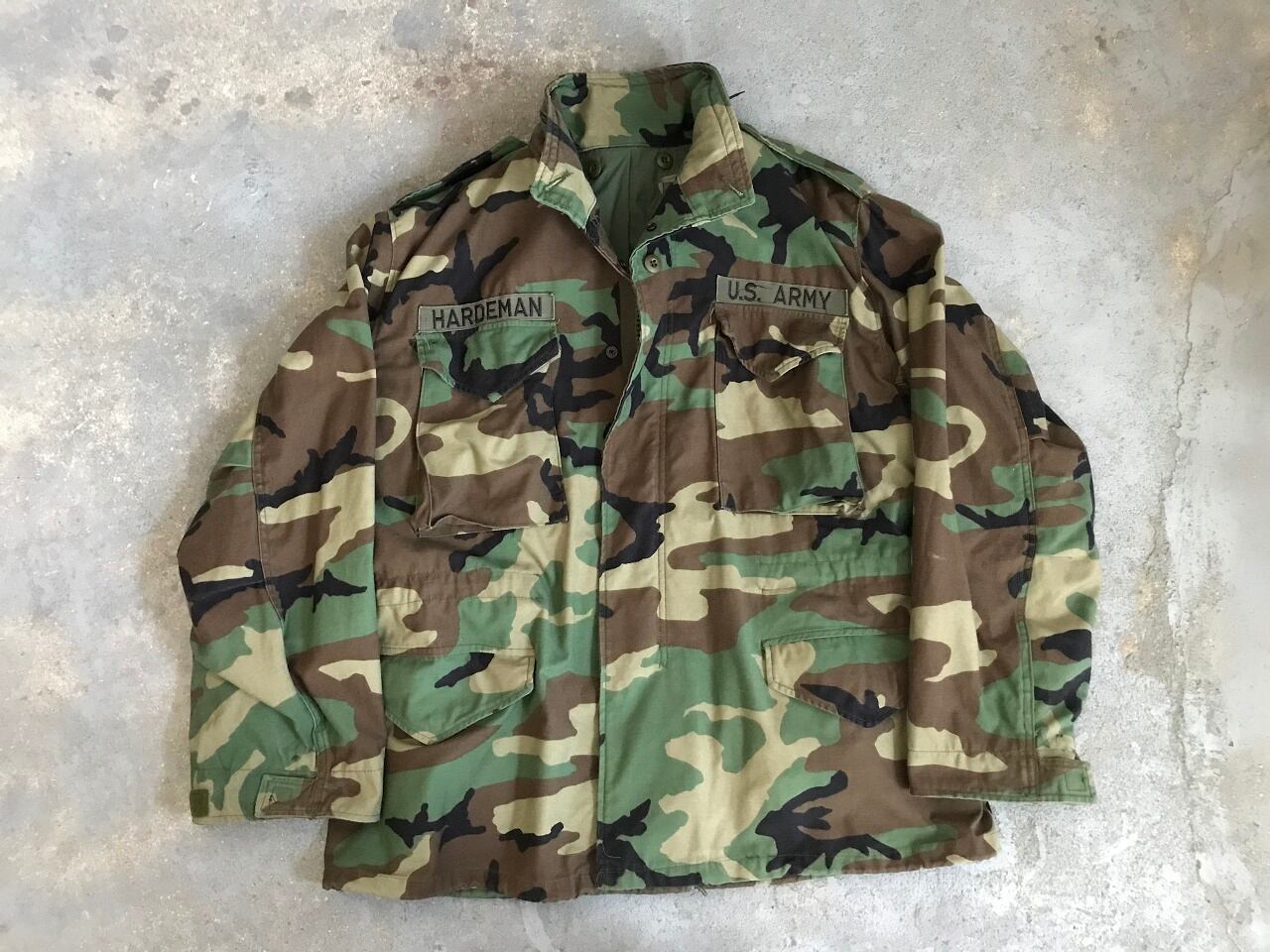 1999 U.S.military surplus products M-65 camo field jacket