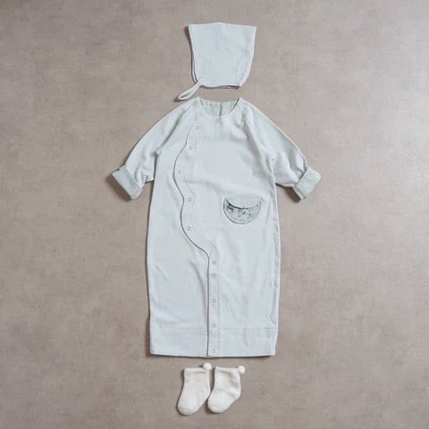 NAOMI ITO(ナオミイトウ) / Peaceful cooing 2wayドレス / グリーン / 50-80cm