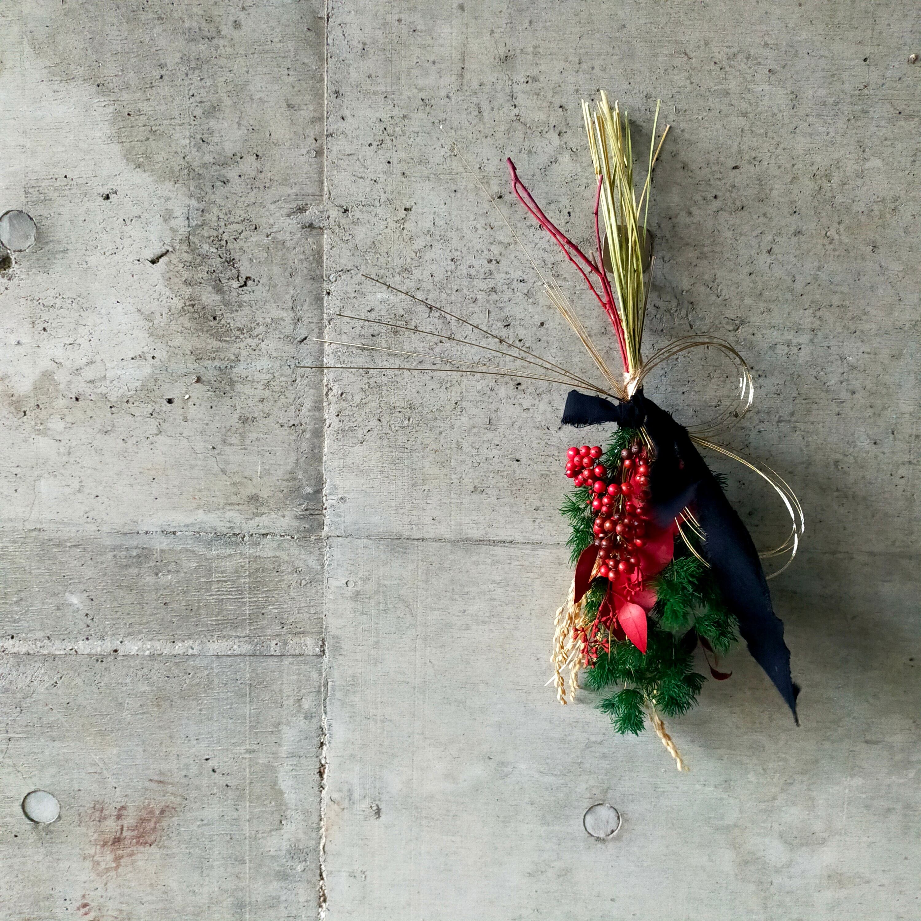 正月飾り【Dried Flowers new years decoration】