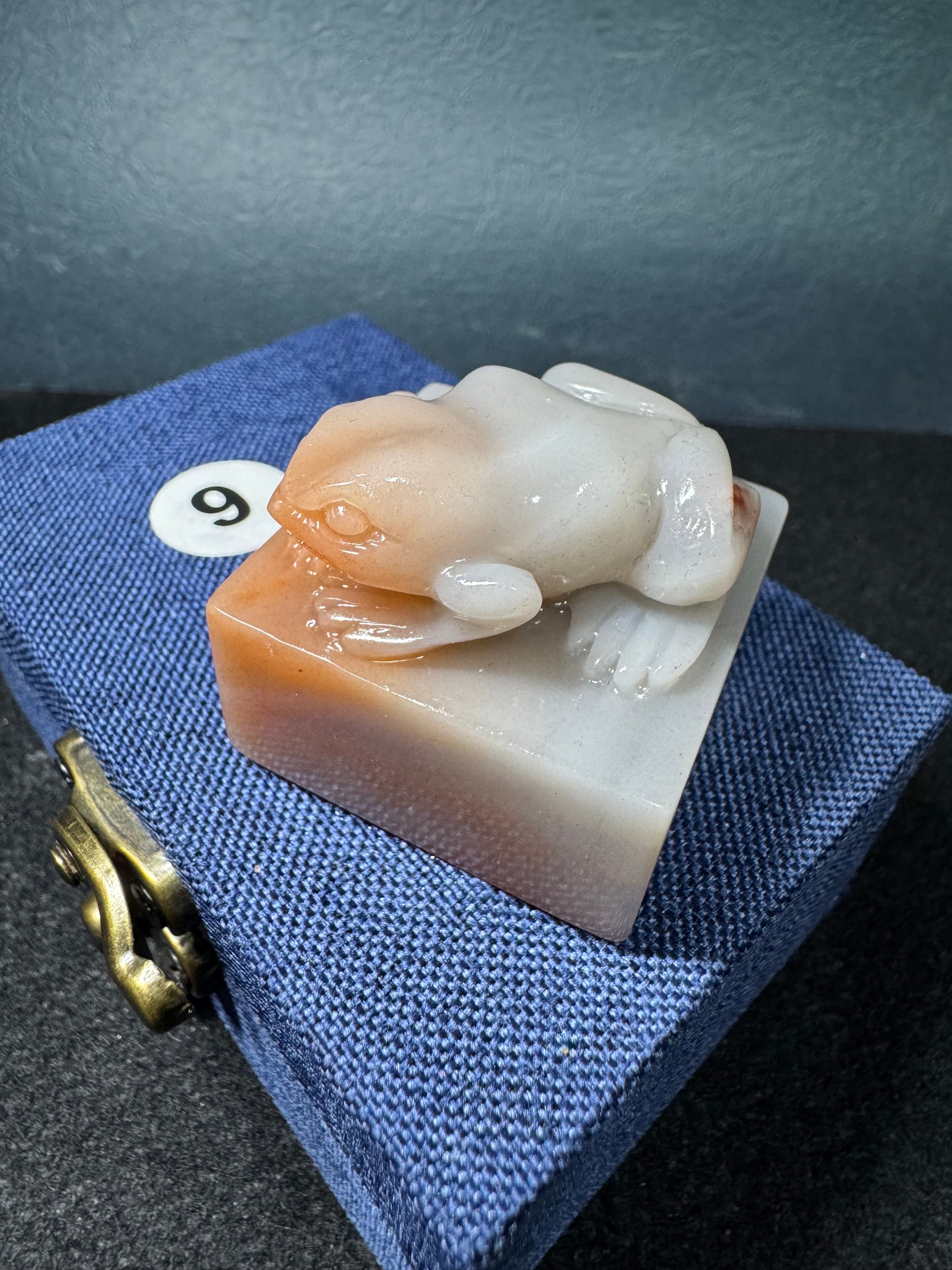 ラオス印材⑨ 青蛙33×33×30㎜ お得‼️ | 篆刻 松尾碩甫商店
