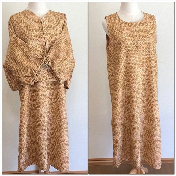 送料無料！☆リメイク ツーピース ハンドメイド M～L 1875久 | 縁側  