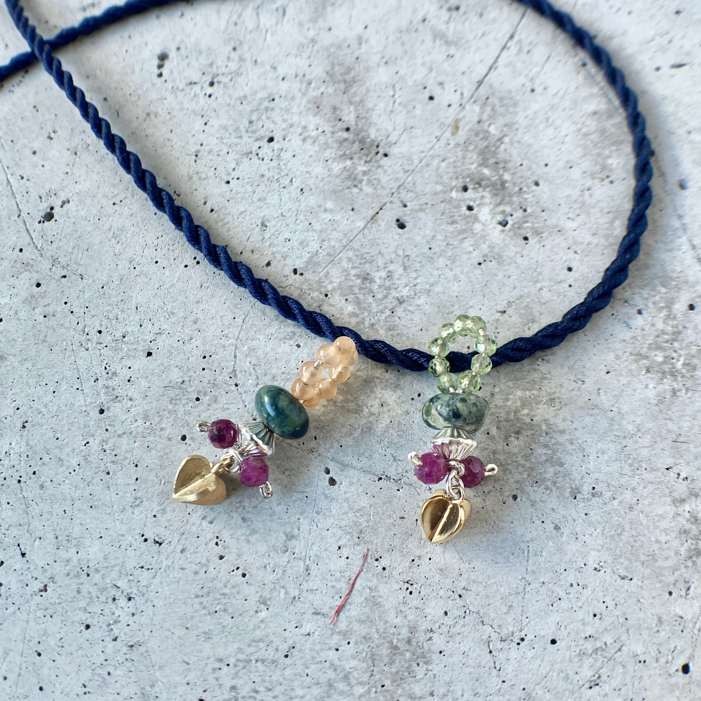 きらめきペンダントトップ（オレンジ）