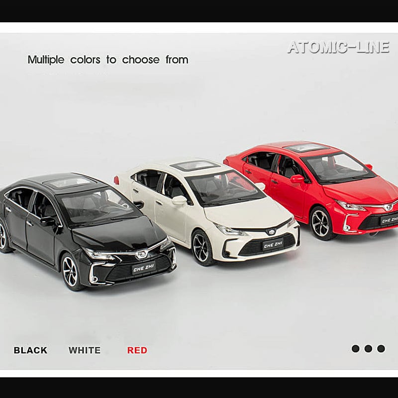 TOYOTA カローラ 1/32 ミニカー 全3色 ライト点灯 エンジンサウンド