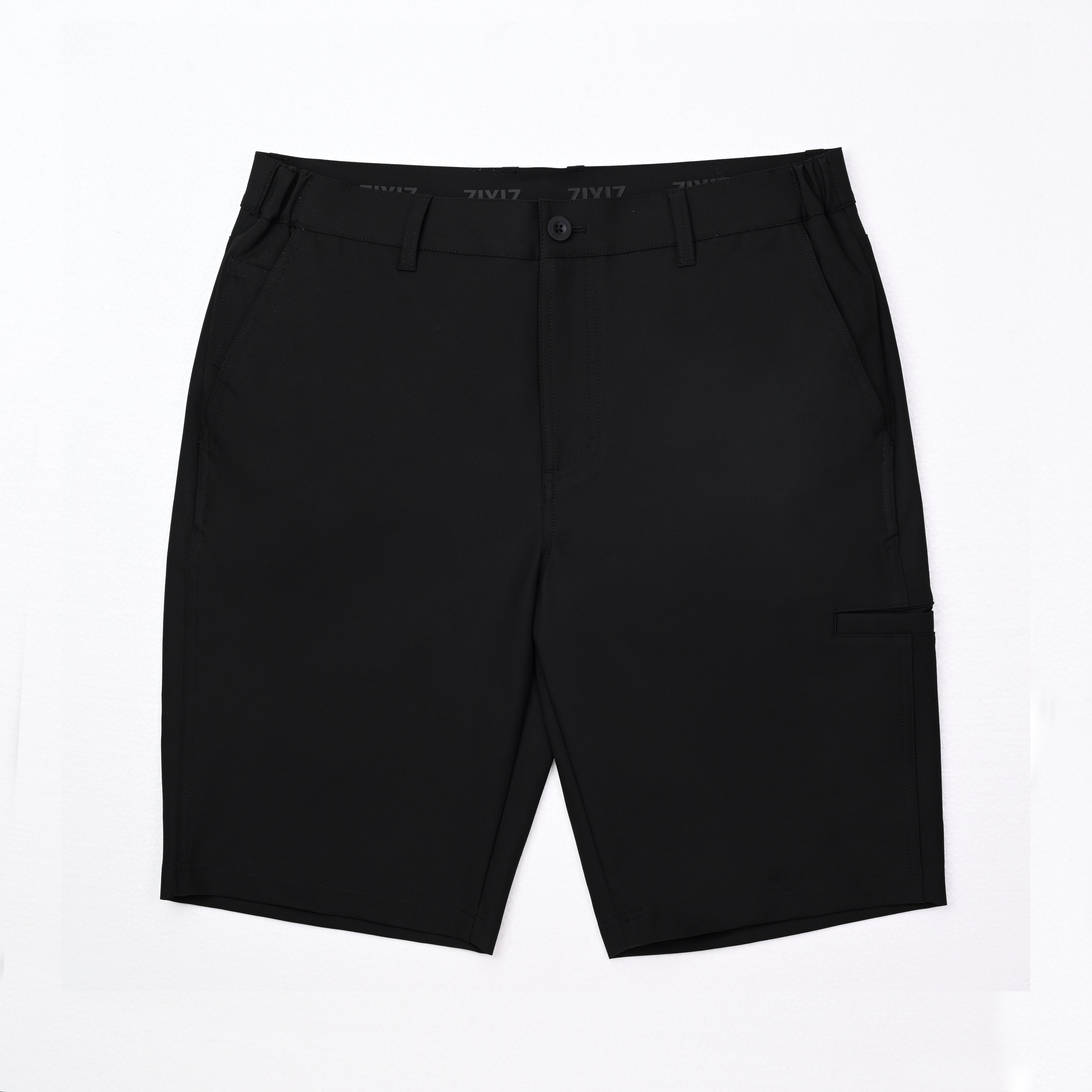 新品　ゴルフウェア ハーフパンツ ブラック ワッペンデザイン ストレッチ メンズ ZIXIZ-ジクシーズ-公式通販