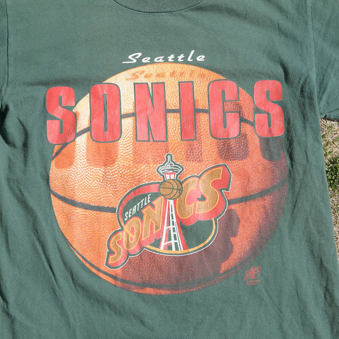 90s NBA Seattle Super Sonics T-shirt | steez 【スポーツ古着専門店】