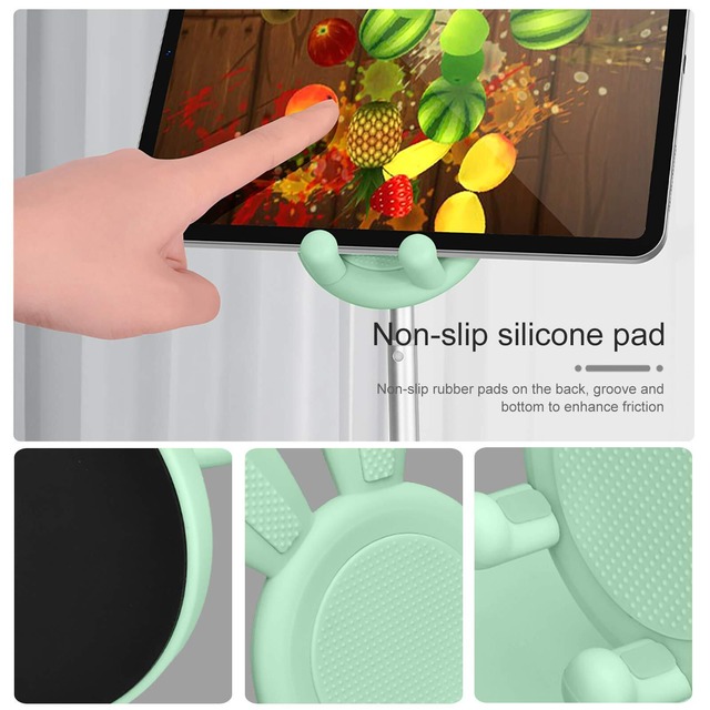 スマホスタンド 卓上 スタンド かわいいうさぎ ホルダー 高度調整可能 スマホ スタンド と互換性がありま For iPhone/ipad/Kindle/Nintendo Switchなど