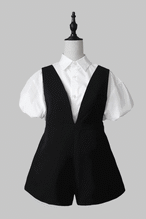 【全身長対応】Vneck クラシックオールインワン