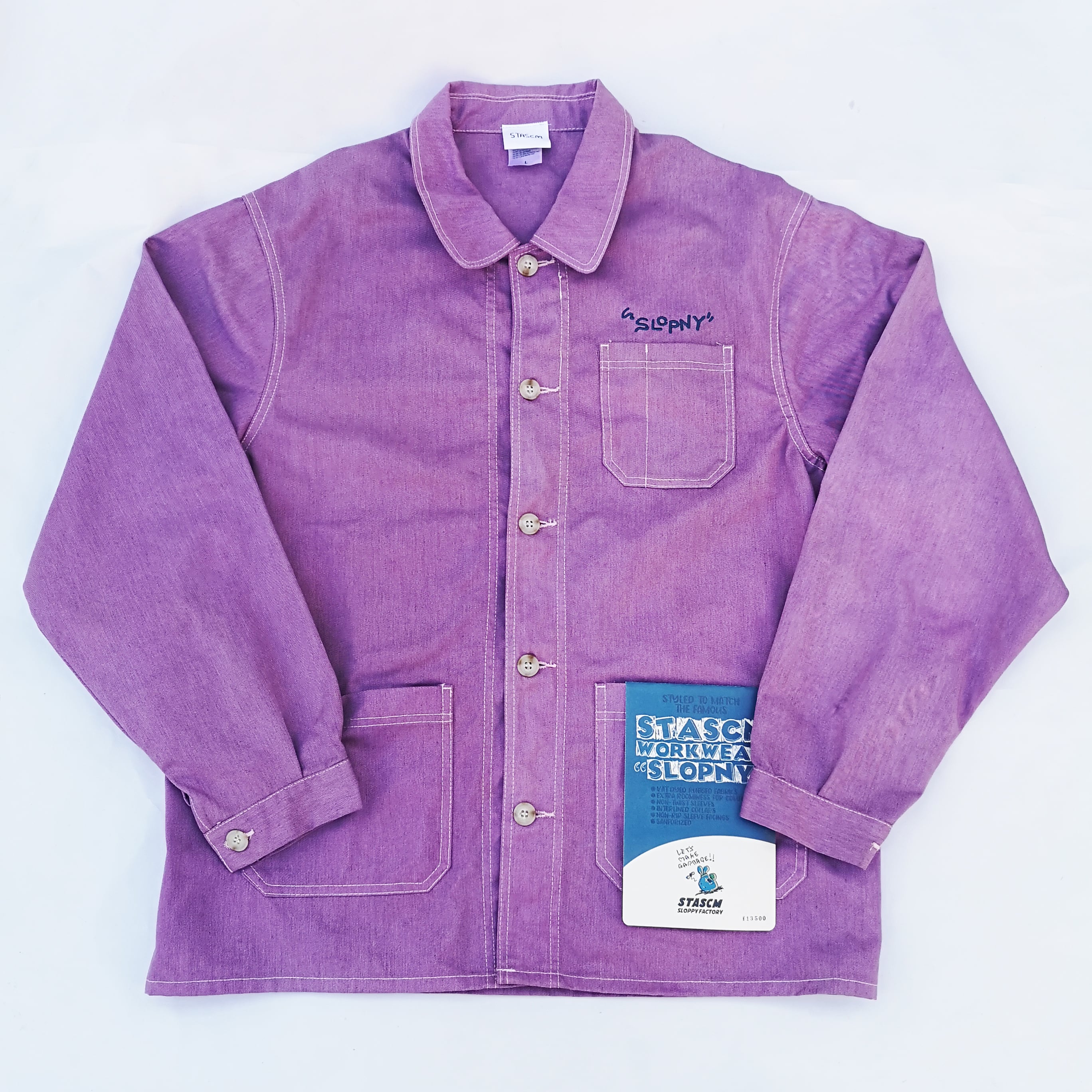 STASCM "SLOPNY" COVERALL PURPLE DYE L