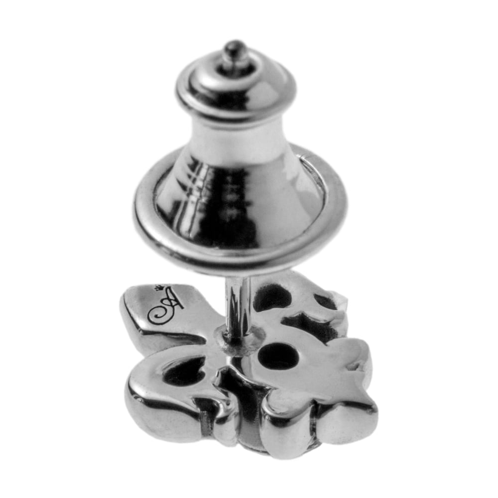 ストーンリリィスタッドCL シルバーピアス 片耳用 AKE0044 Stone Lily