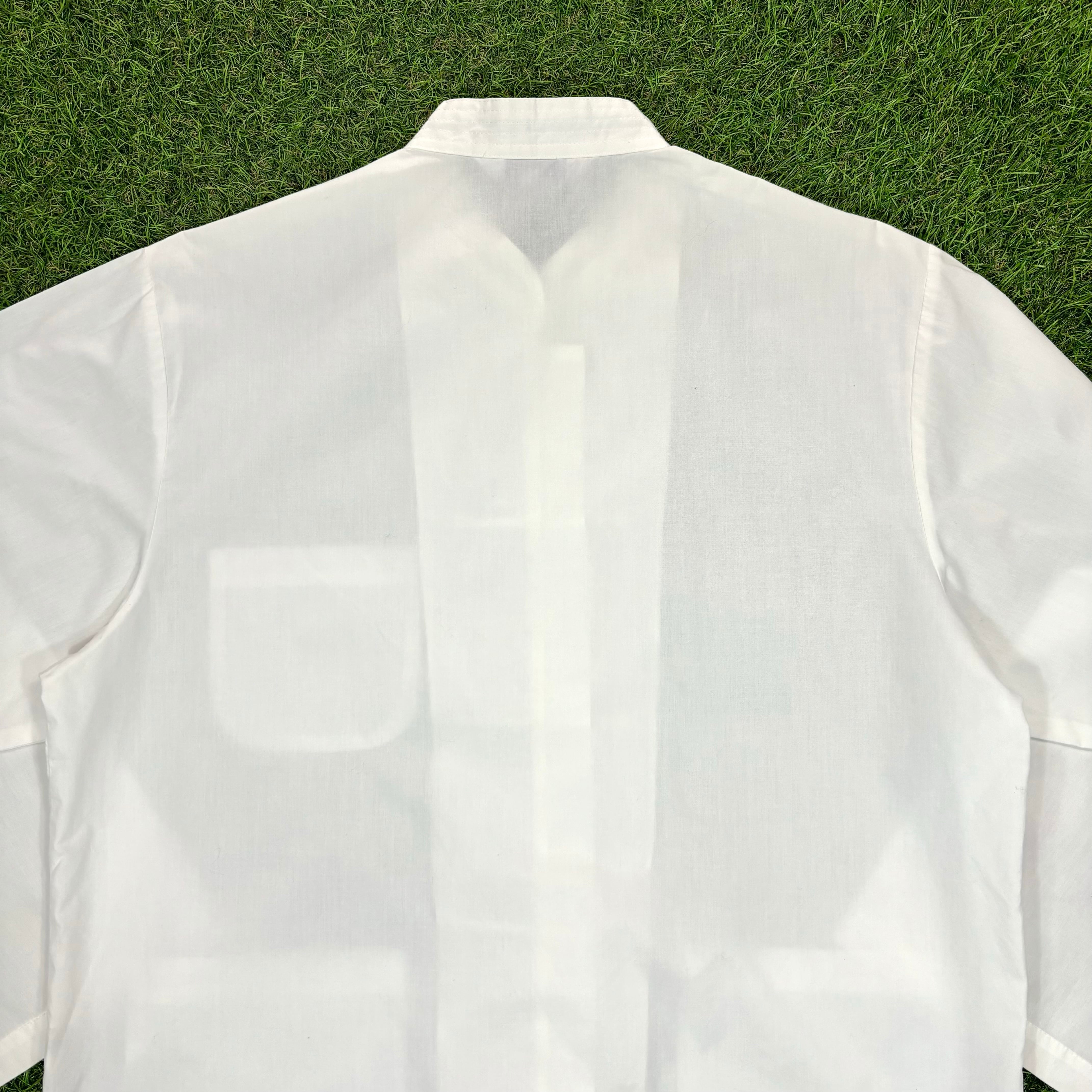 Men's】 ホワイト カンフー シャツ / 古着 チャイナ チャイナ Men's】 ホワイト カンフー シャツ / 古着 チャイナ チャイナ