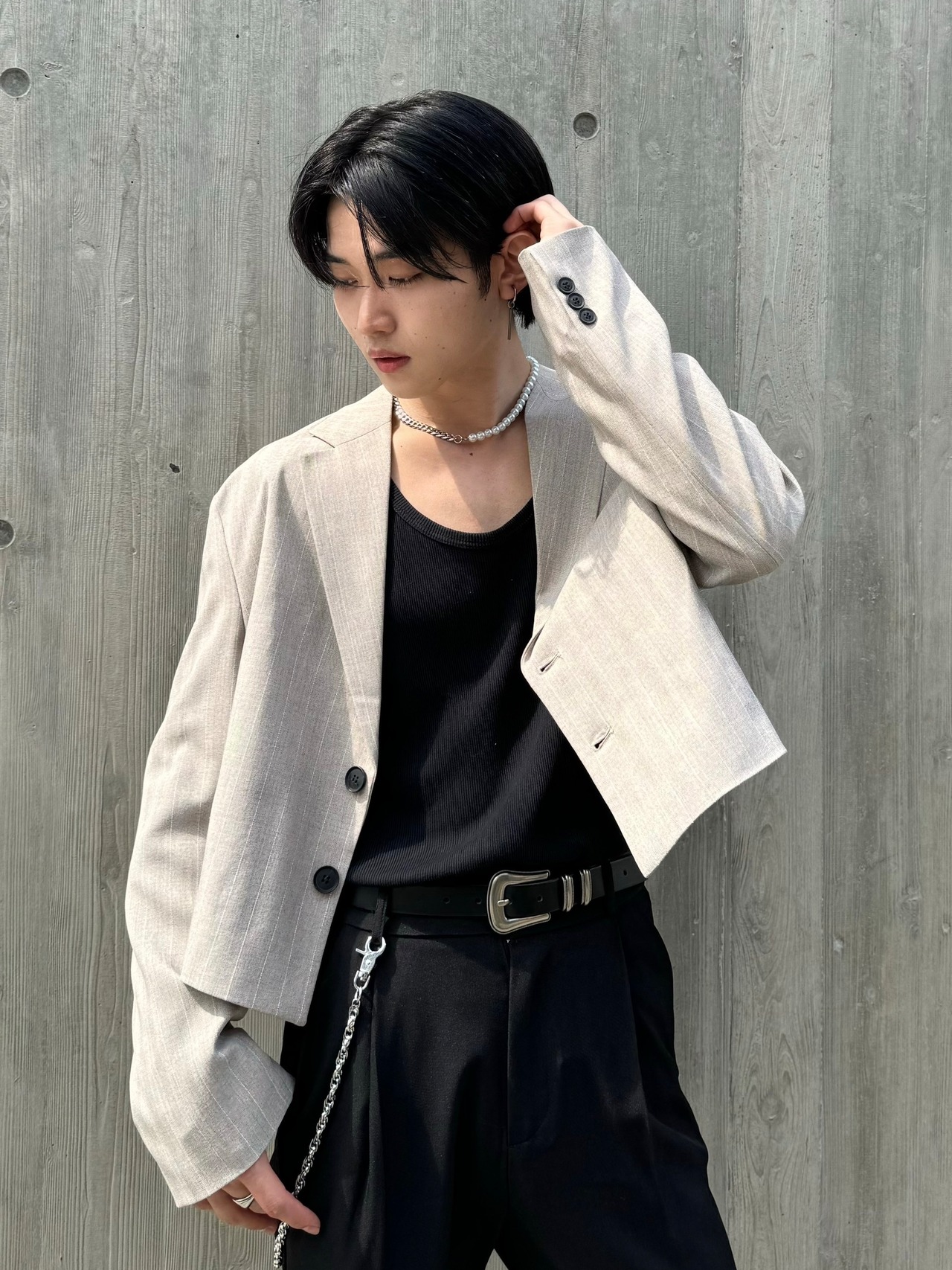 【ALUDE SELECT】mode short jacket（4color）