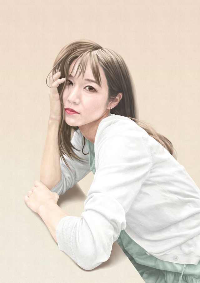 ほおづえ弐 S(B4サイズ) | 森夏男画廊