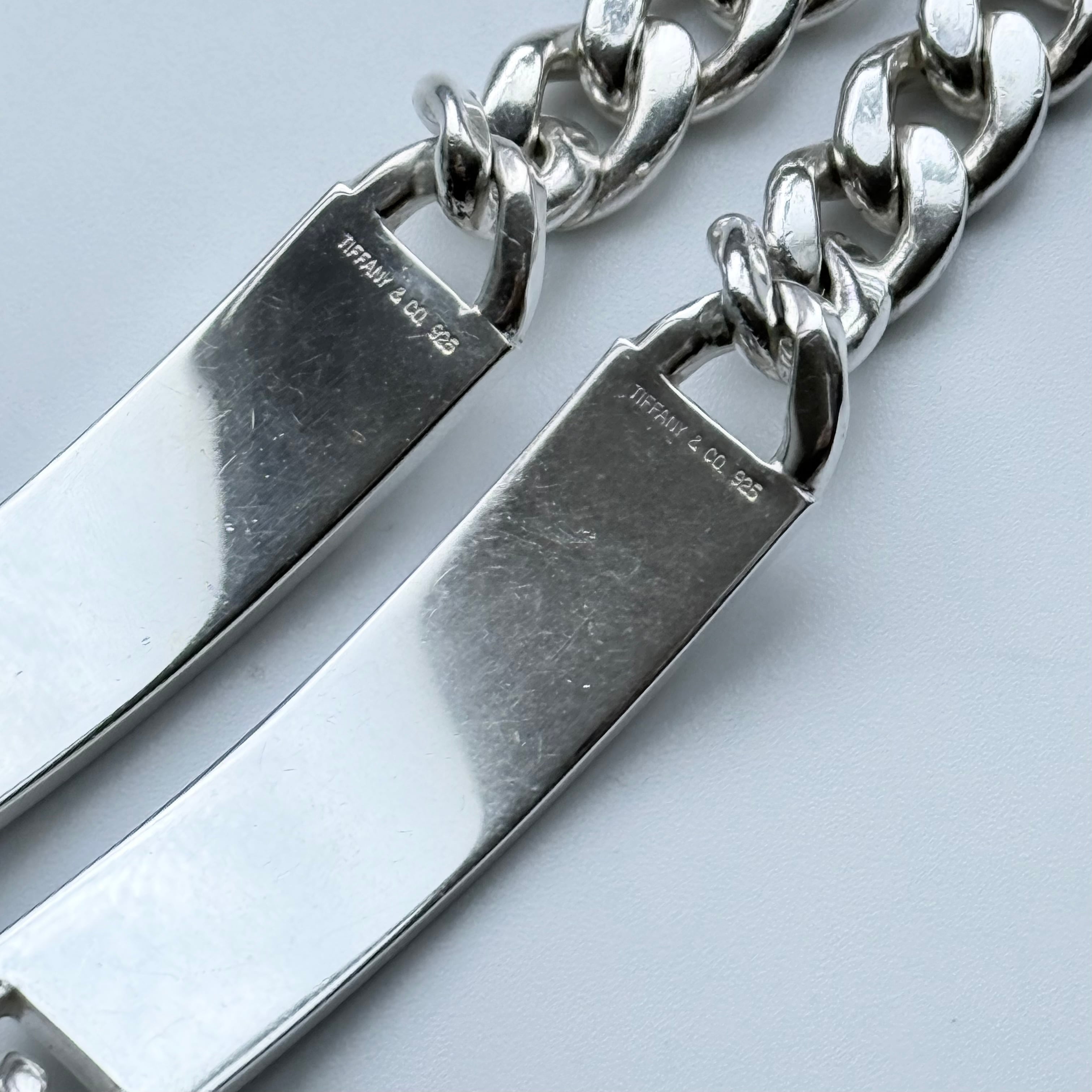s*a様 ヴィンテージ ティファニー Tiffany & Co. シルバー ID vintagetiffany ヴィンテージティファニー90s id bracelet silver925