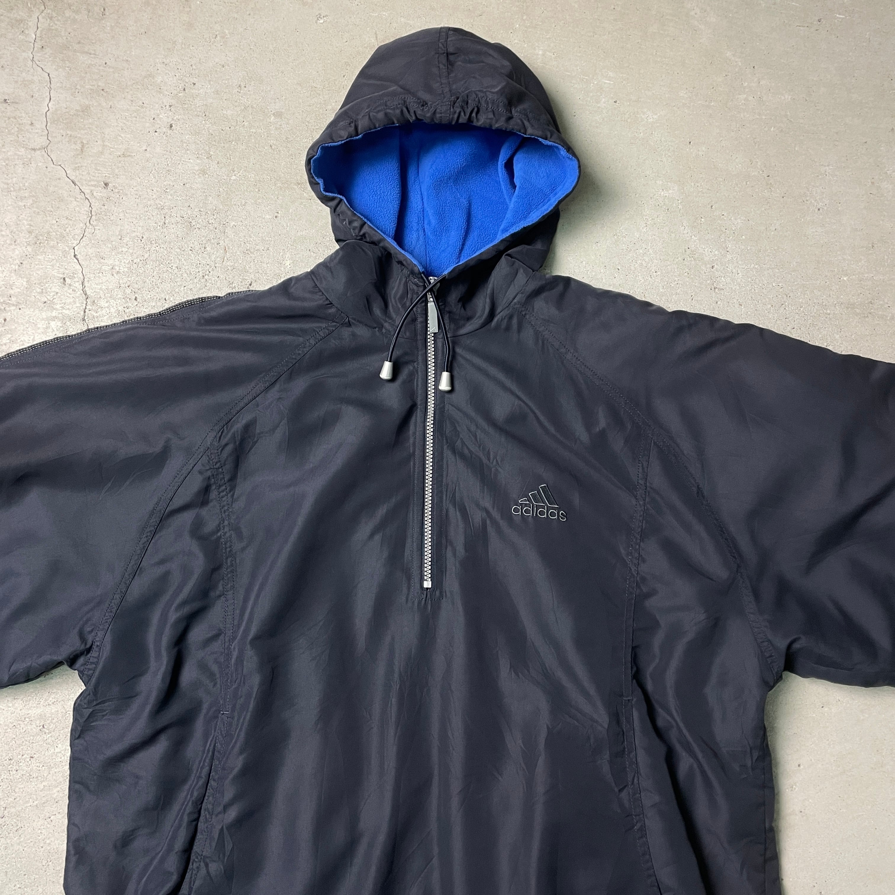 90年代 adidas アディダス アノラックパーカー リフレクターライン