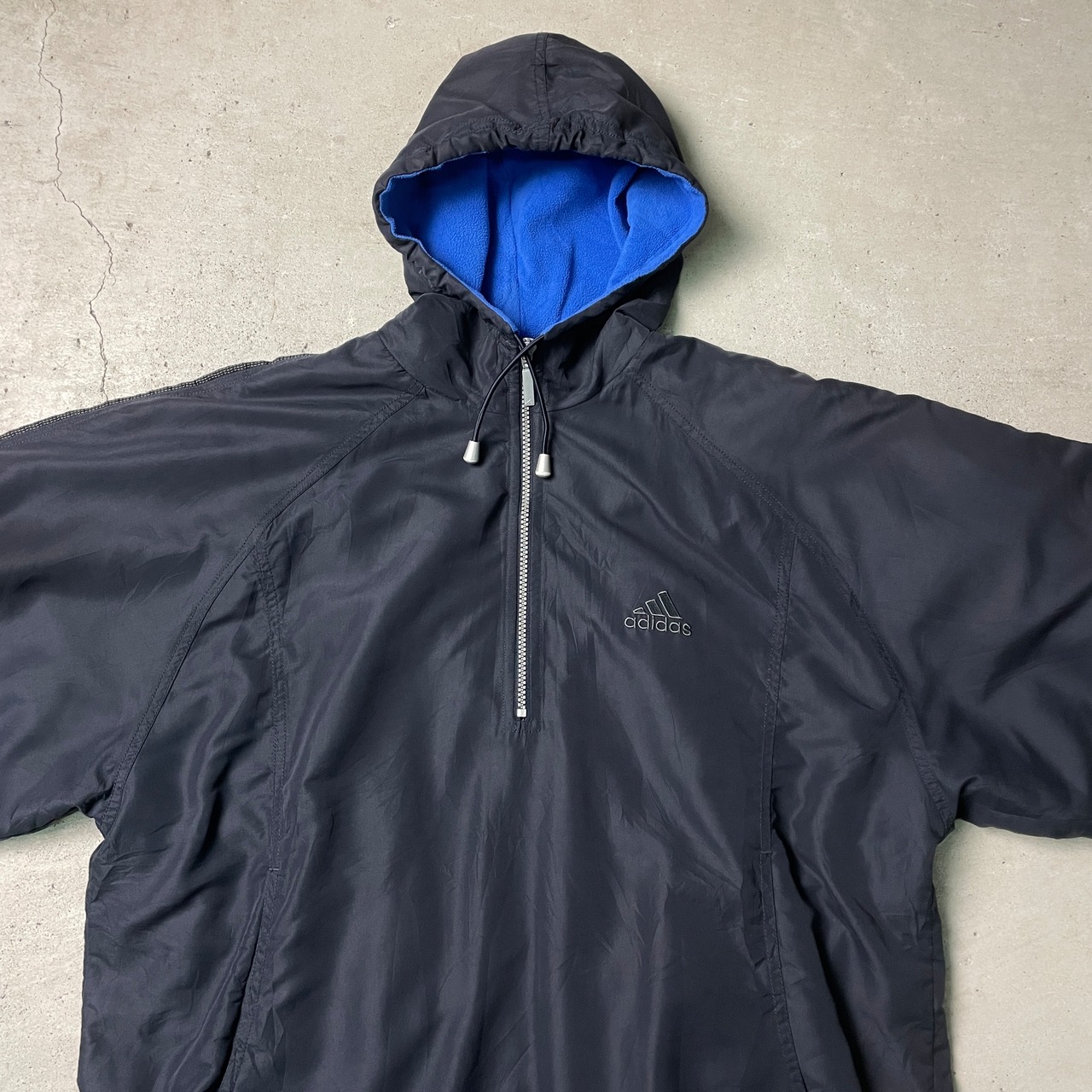 90年代 adidas アディダス アノラックパーカー リフレクターライン 