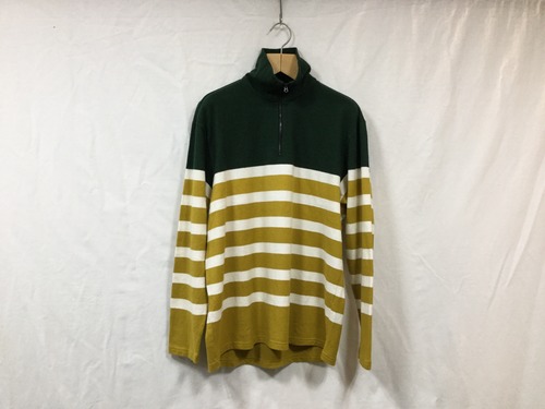 FLISTFIA”Harf Zip Pull Over Green/White/Mustard”