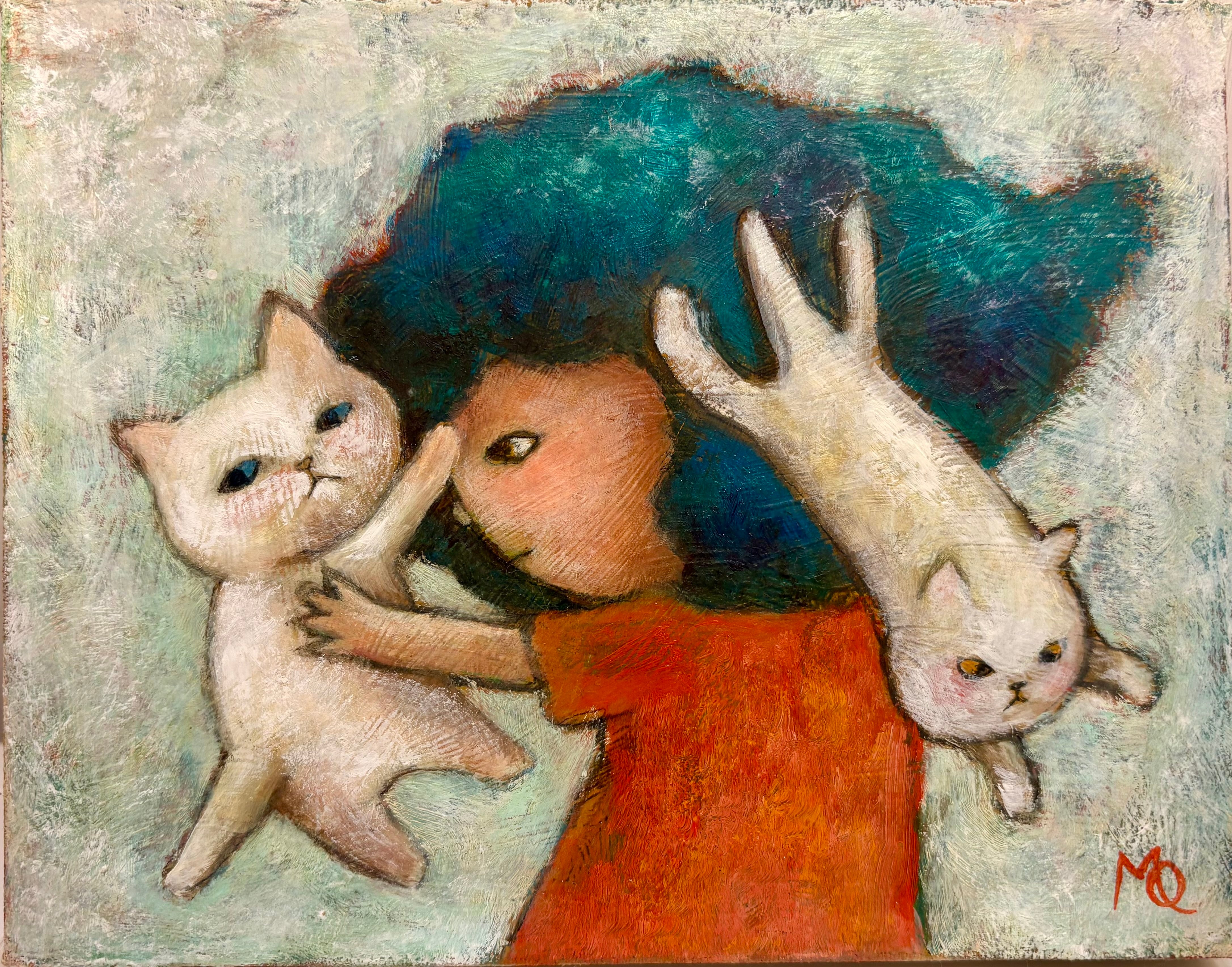 池田満寿夫「夏の夢」Dream in Summer 1966 銅版画 46×40.5mm ed30