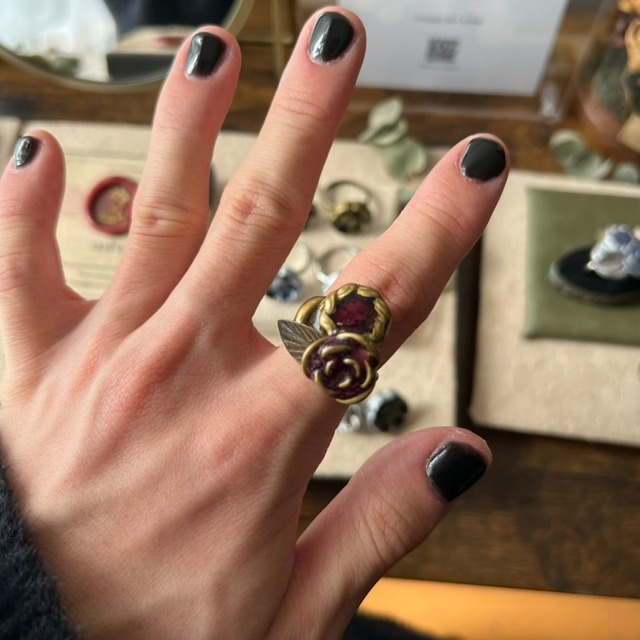 Bouquet Ring -RED-