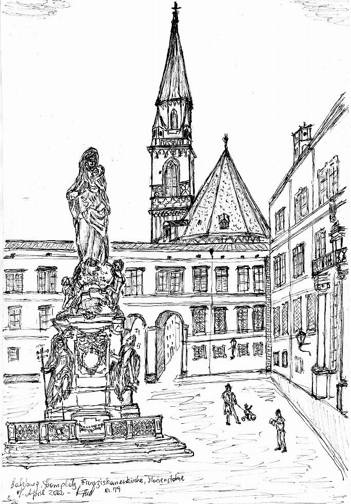 Domplatz Andreakirche-Maria