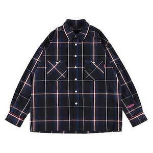 【ROLLING CRADLE】ローリングクレイドル　BIG CHECK SHIRT / BLACK