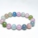 ミックスカラーベリル ブレスレット 12mm 一点物 メール便可 [M便 1/10] 111-48751