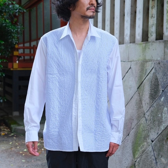 Sans limite(サンリミット) / 10th aniversary Signs special kilt stitching reversible(B type〜Size1)-white-(S24SP01)