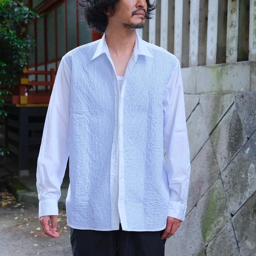 Sans limite(サンリミット) / 10th aniversary Signs special kilt stitching reversible(B type〜Size1)-white-(S24SP01)