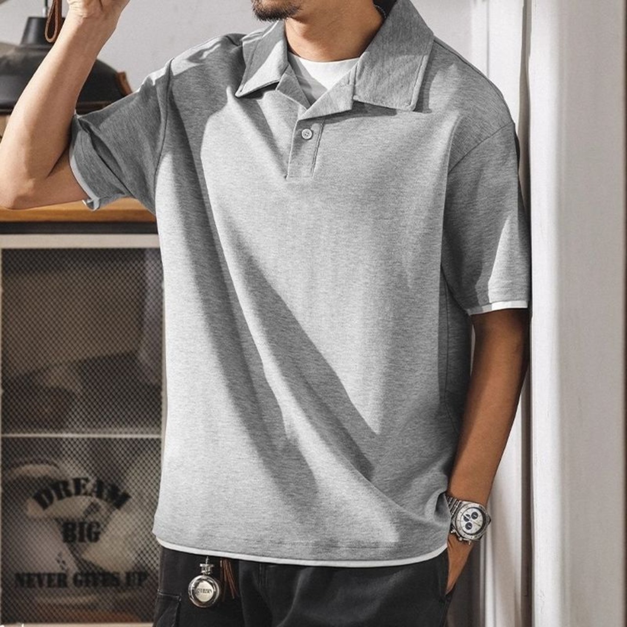 リラックスフィットサマーポロシャツ 10136