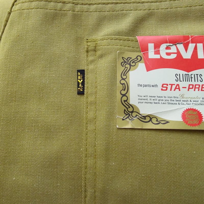 60s リーバイス 518 BIGE テーパード STA-PREST スリム