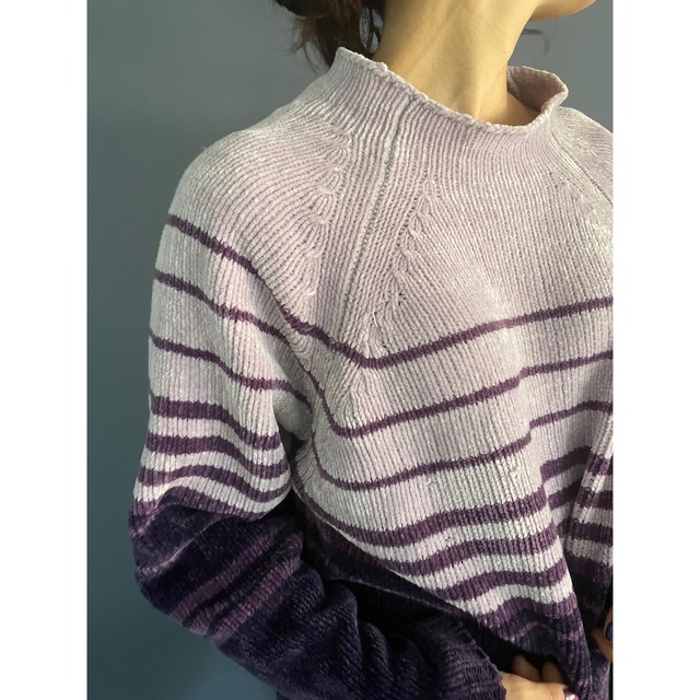 grape over knit
