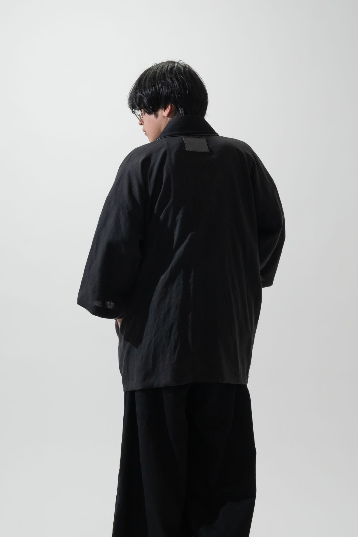 受注生産｜数量限定】静寂を羽織る―本麻法被デニムジャケット-涼黒