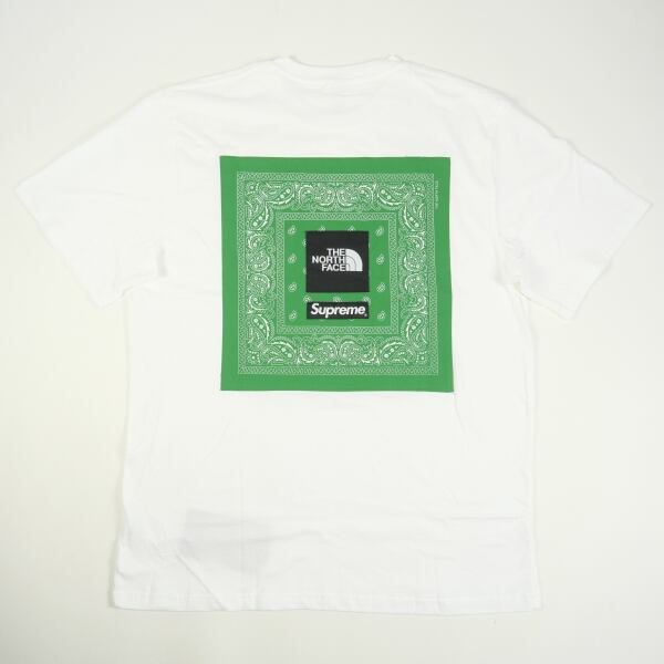 Face Bandana Tee Supreme North Face White Tee Size【XL】 SUPREME